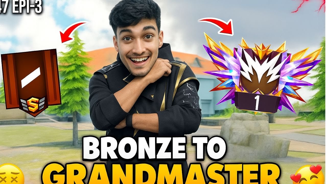🔴[LIVE] New BR Rank Season Rank Pushing, Gold to Grandmaster ☠️😎😎 #9 - Garena Free Fire #shorts
