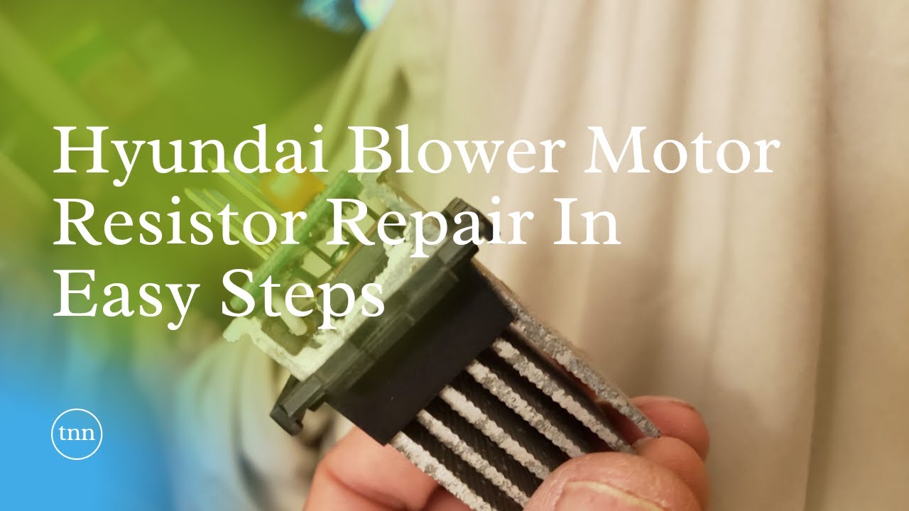 Hyundai genesis coupe 2010 blower motor resistor repair in easy steps