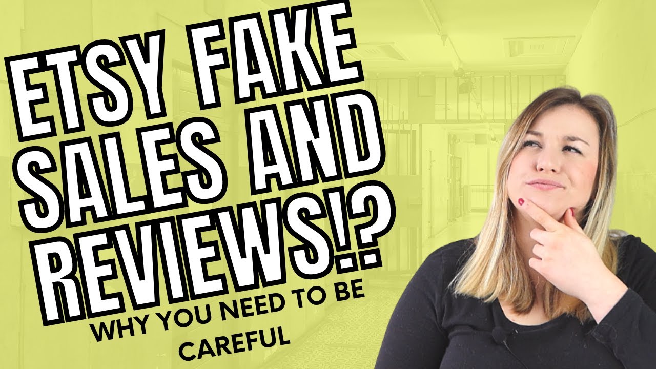 Etsy fake sales and reviews? - EXPOSING the truth