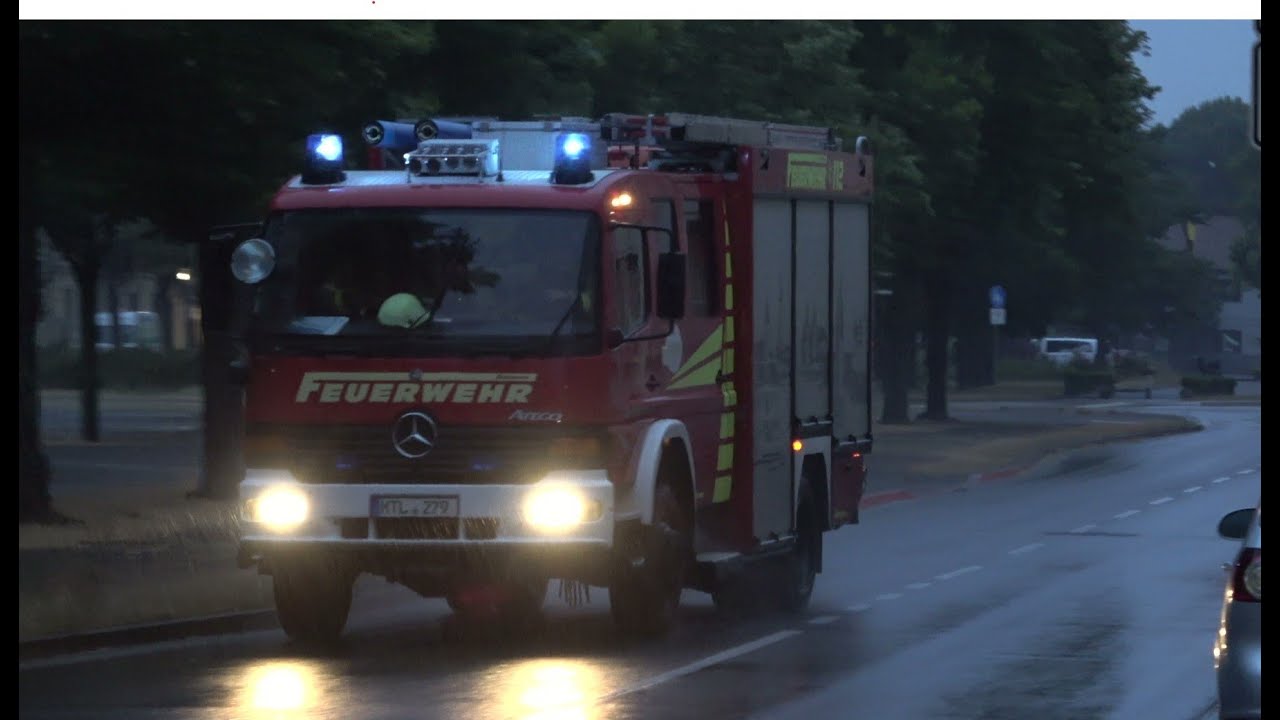 Einsatzfahrt mit Blaulicht 🚨 FF Wurzen+Pol | ELW 1 + FuStW + HLF 20