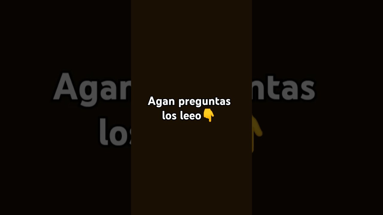 hagan sus preguntas 