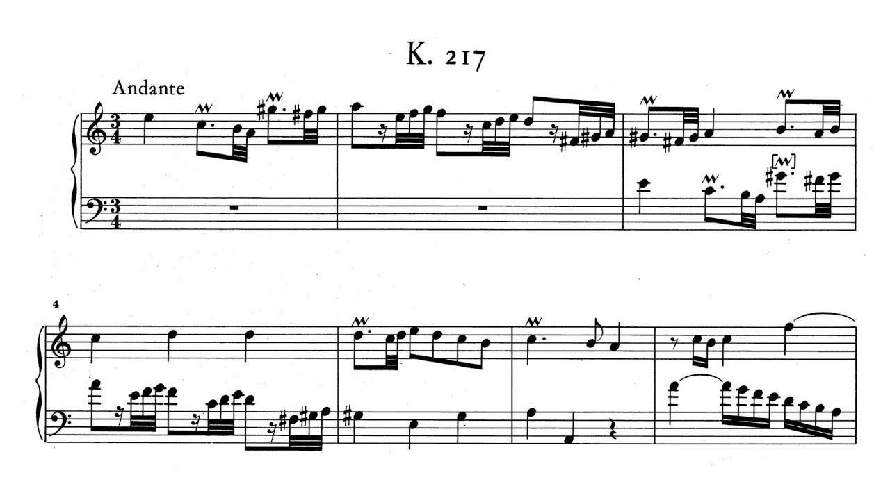 Scarlatti: Keyboard Sonata in A minor, K.217