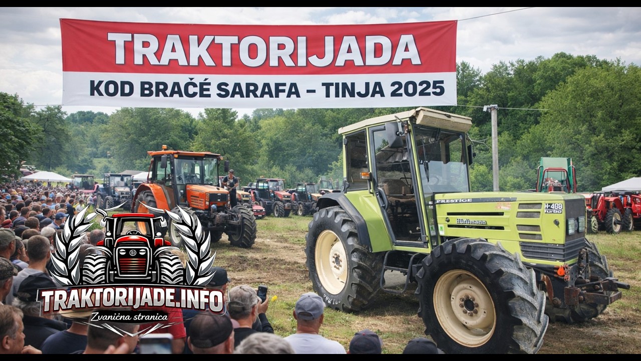 TRAKTORIJADA KOD ŠARAFA 2025 -  KATEGORIJA od 50 do 70KS