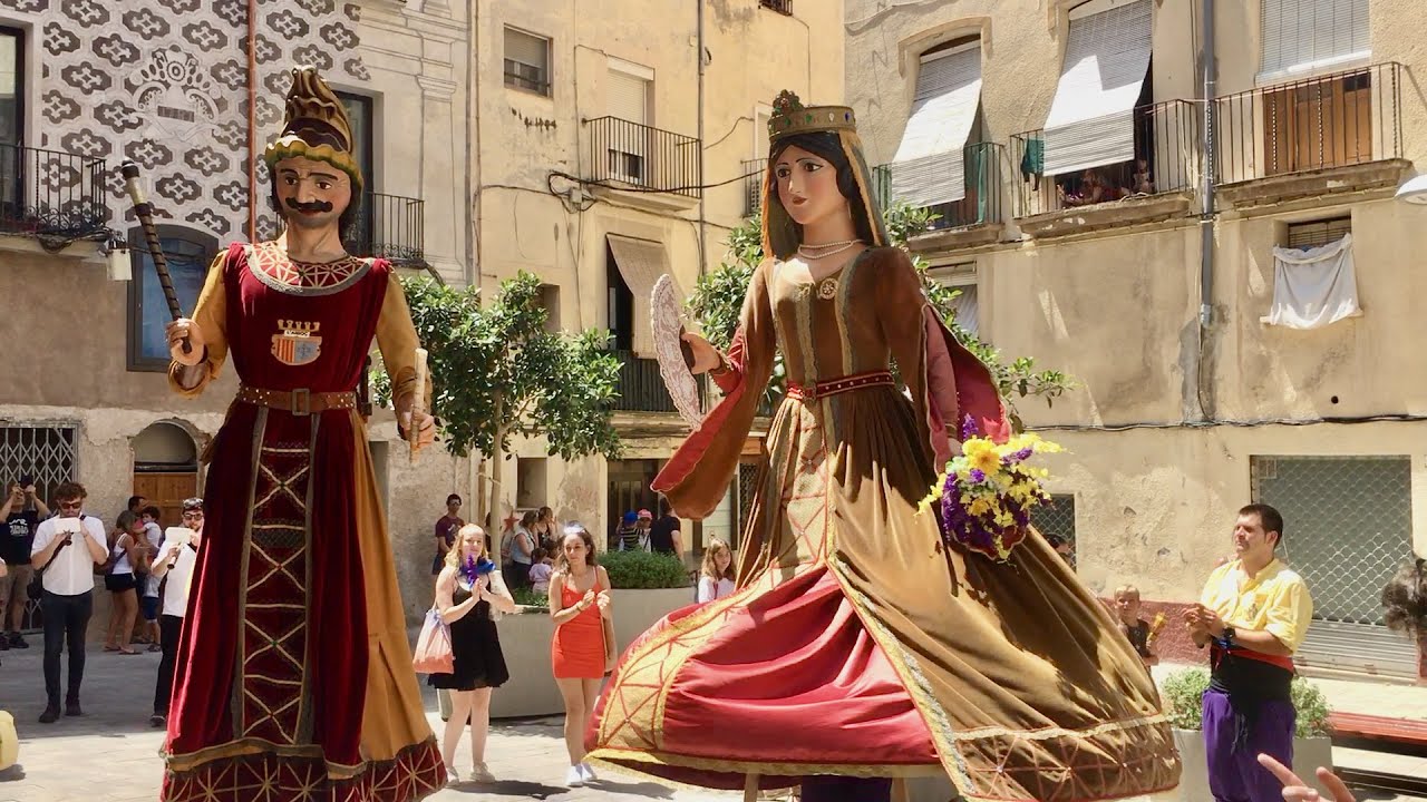 Cercavila de la 23a Trobada de Gegants (25è Aniversari Antonet i Angelina i Sant Joan 2022)