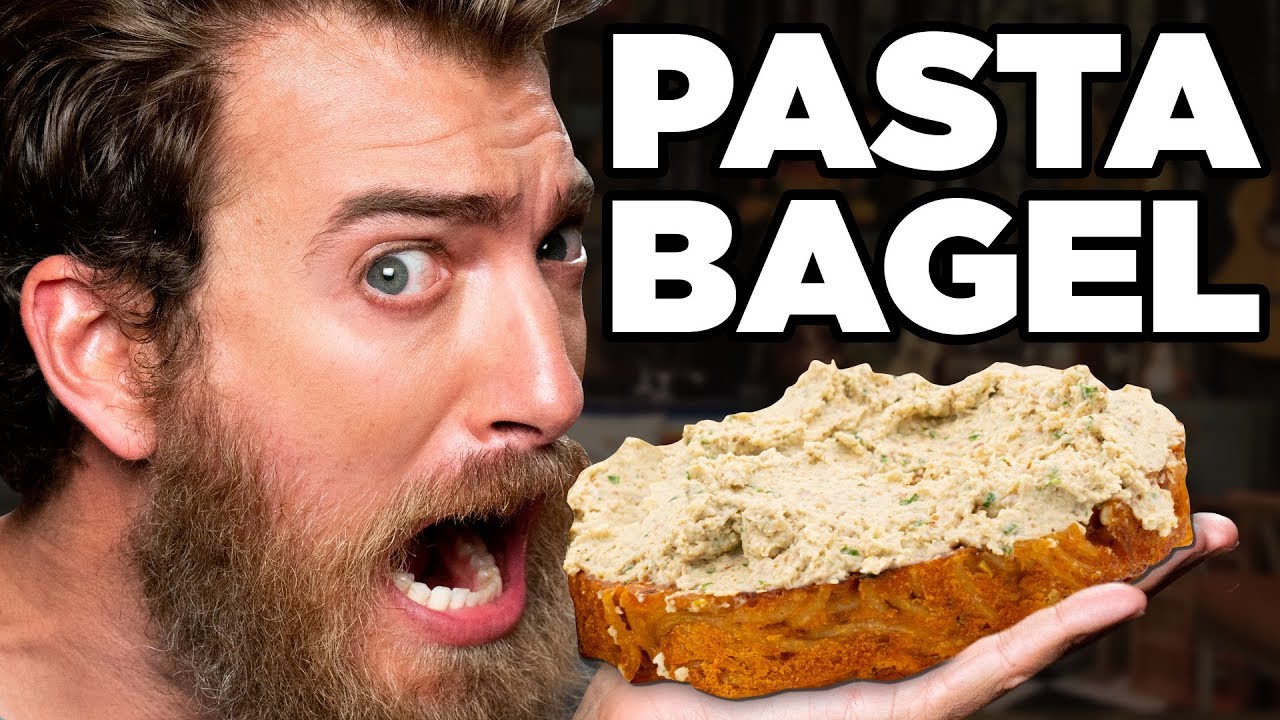 Spaghetti And Meatball Bagel Taste Test