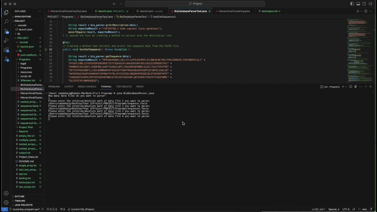 An extendible clustering package for bioinformatics: code deployment