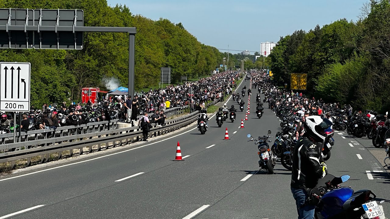 Motorradtreffen in Nürnberg. 1 Mai 2025