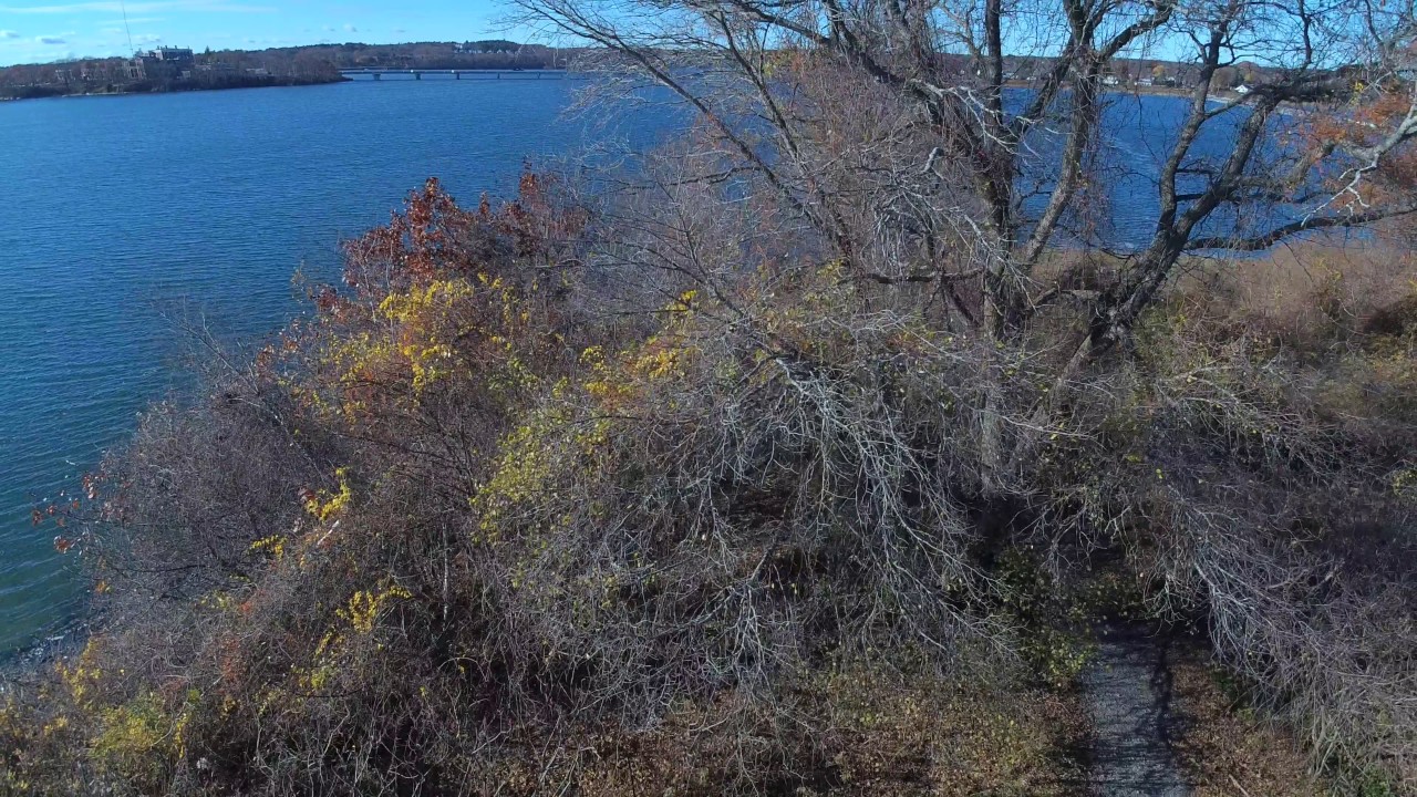 Drone goes from 0 to 400 feet above Mackworth Island