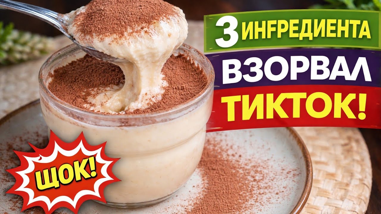 Тот самый десерт из греческого йогурта, который взорвал TikTok…
