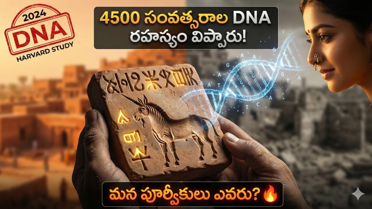4500 ఏళ్ల DNA షాక్! ఎవరూ చదవలేని రాత + మన పూర్వీకుల రహస్యం | Harvard 2024 Study