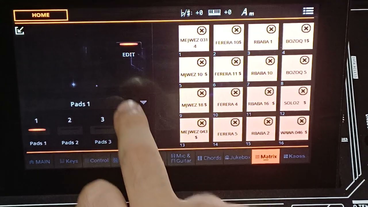 Korg pa5x MG شرح مفصل عن الماتريكس Matrix