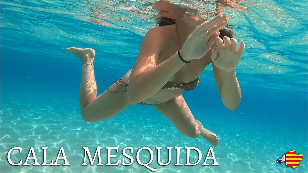 CALA MESQUIDA Beach Walk, Mallorca - Waking Tour 4k, Spain