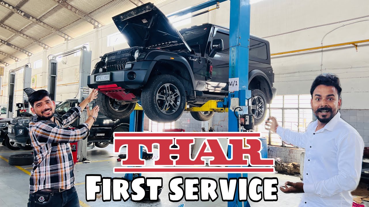 Mahindra Thar First Service || Cost? || SUV Service || #JITENDRA JACKSON VLOG 529