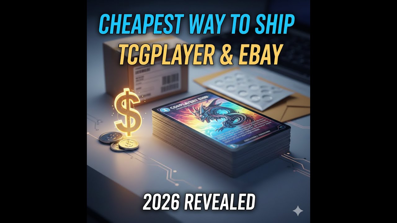 The Cheapest Way to Ship Trading Cards on TCGplayer and Ebay Revealed - 2026