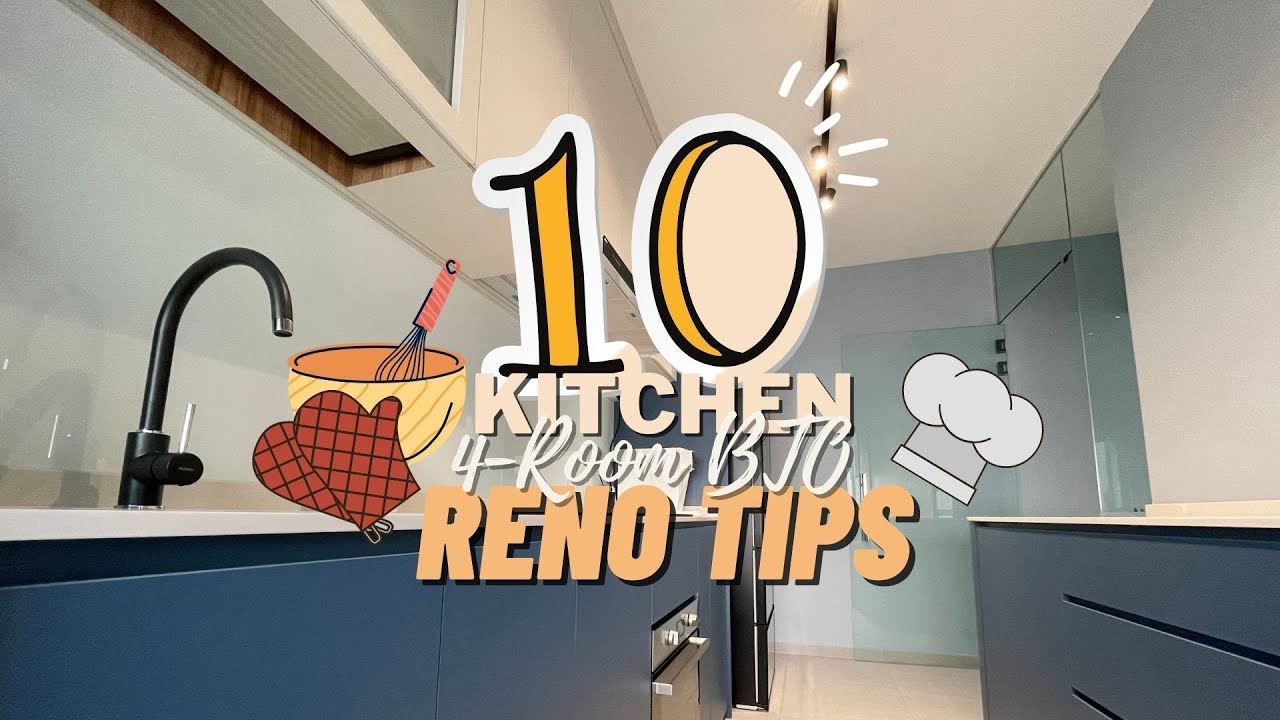10 советов по ремонту кухни 🍳 Эпизод 15 | Обзор дома | 4-комнатная квартира в Сингапуре HDB BTO 🏠