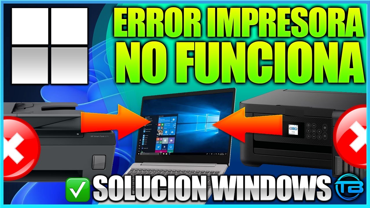 ERROR de IMPRESORA SIN CONEXI&Oacute;N en WINDOWS 11 ► Soluci&oacute;n impresora que no imprime o estado de error.