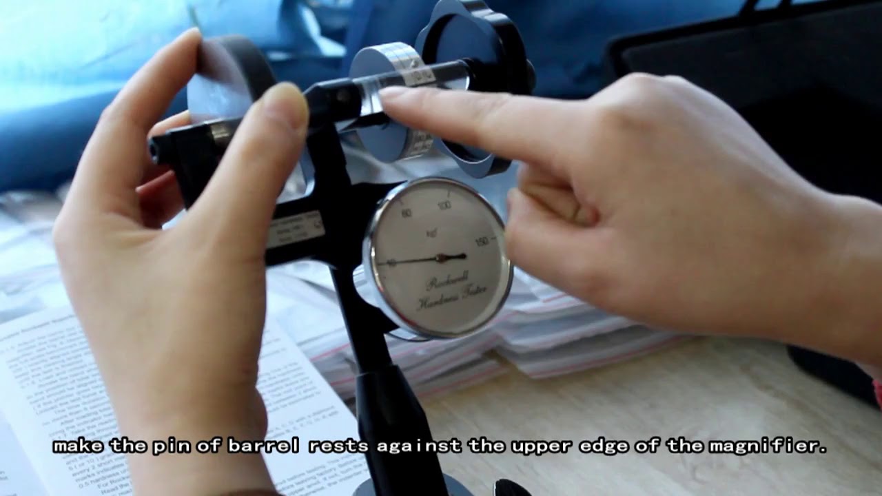 RZ-1 Portable Rockwell Hardness Tester Operation Video