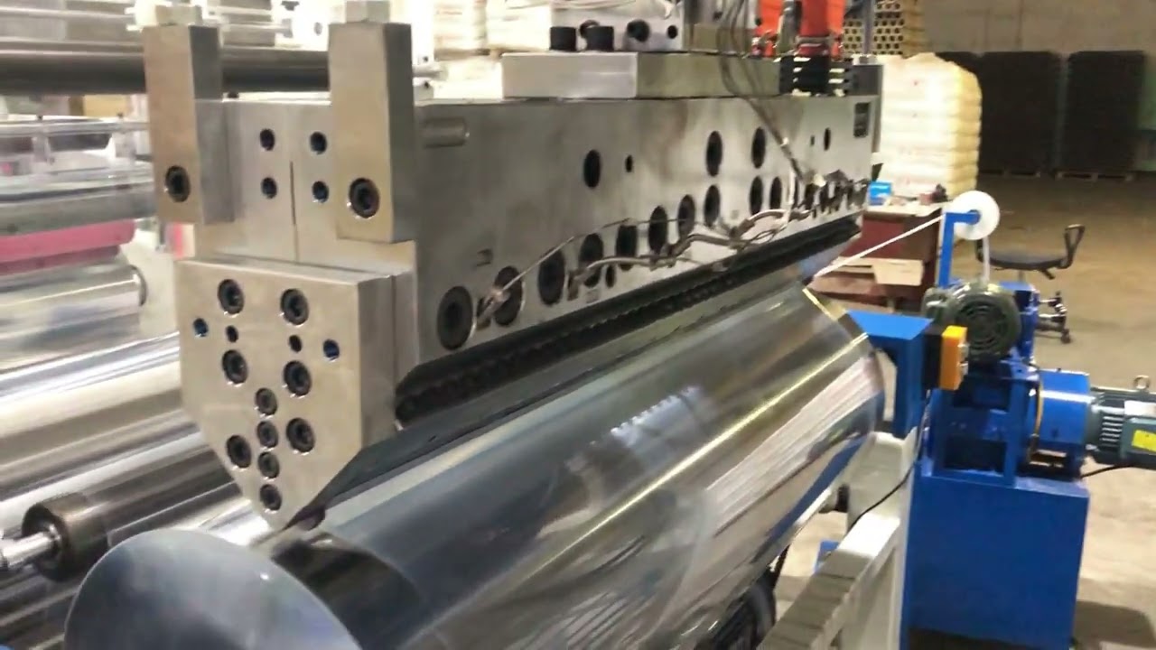 1000 mm 2 screw stretch film machine, 3 layers stretch film machine