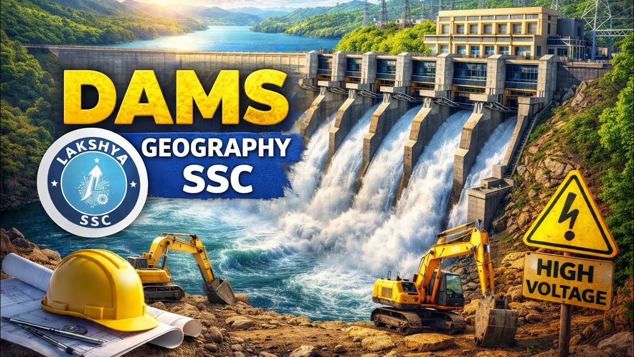 Dams and Hydroelectric power projects (Geography) |ssc lakshya|