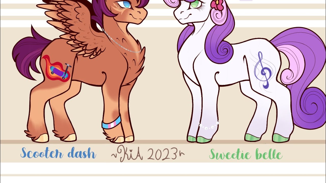 |MLP speedpaint| next gens and redesigns! (CMC)