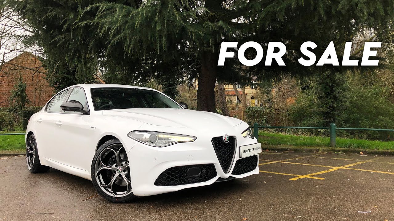 WHITE ALFA ROMEO GIULIA VELOCE WITH ASCARI VISUAL KIT FOR SALE