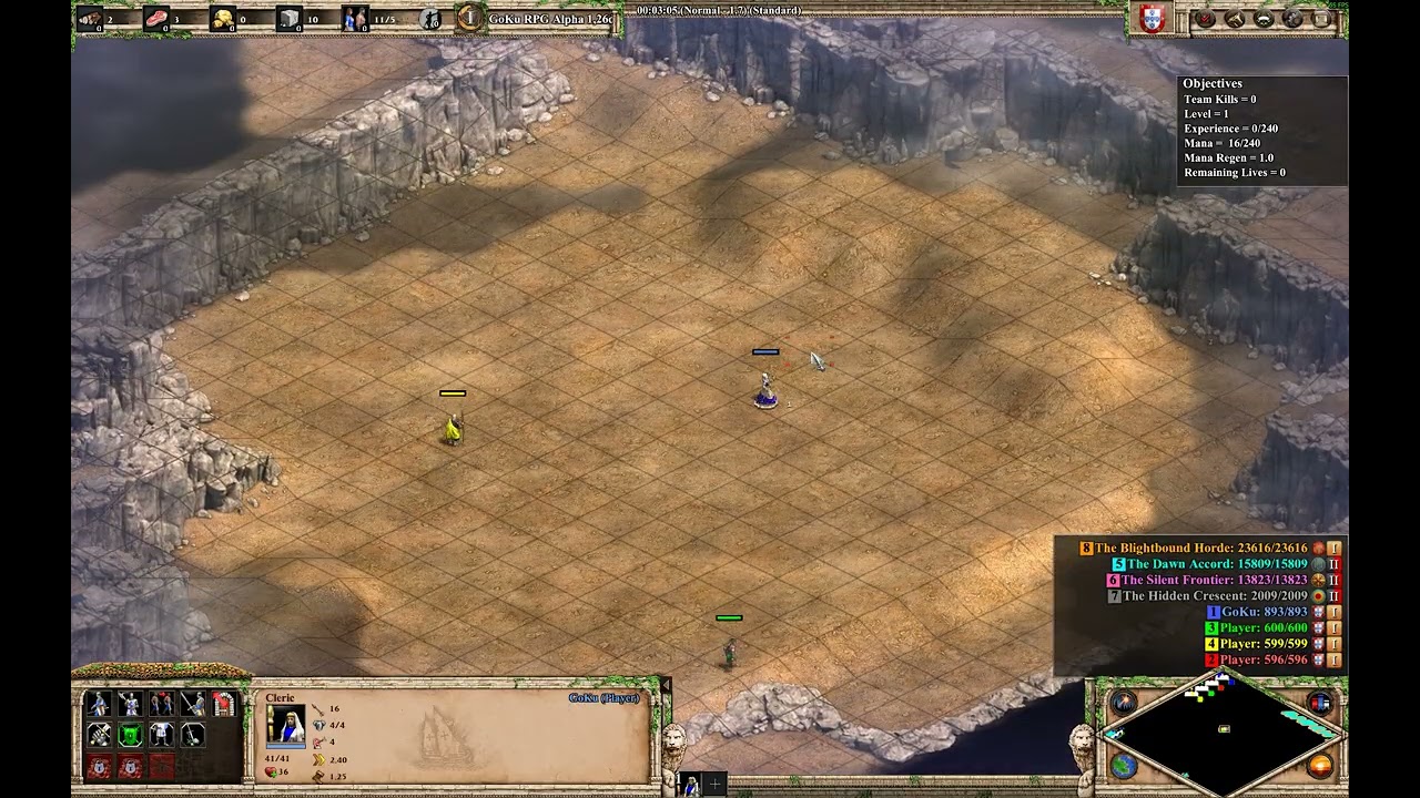 Cleric unit targeted ability