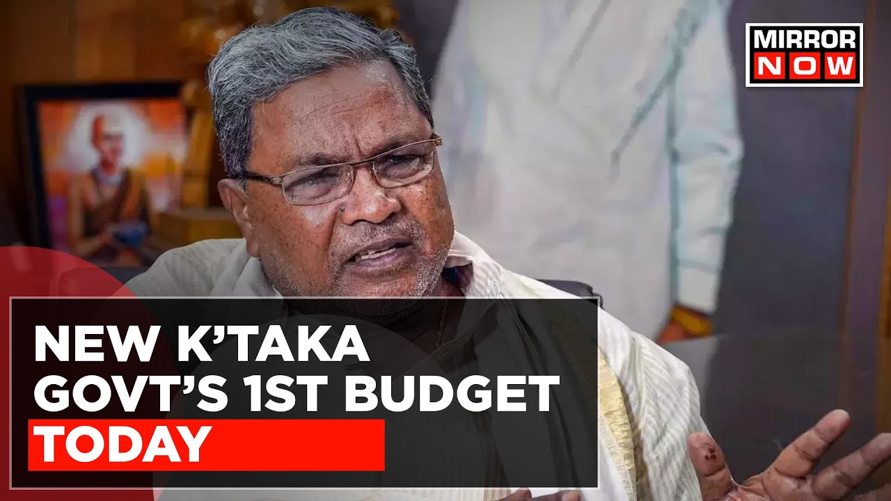 Karnataka News Updates | CM Siddaramaiah To Present Ruling Congress Govt's First Budget Today
