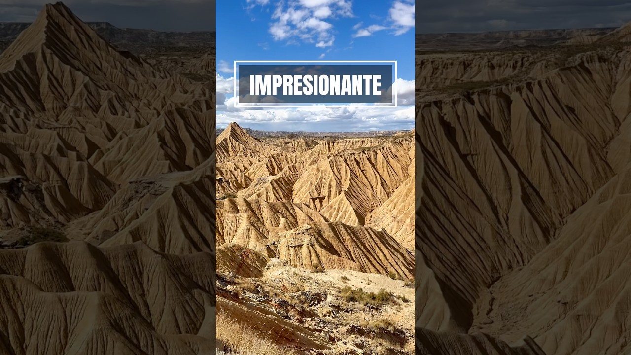 As&iacute; es el paisaje m&aacute;s IMPRESIONANTE de ESPA&Ntilde;A (Bardenas Reales, Navarra)