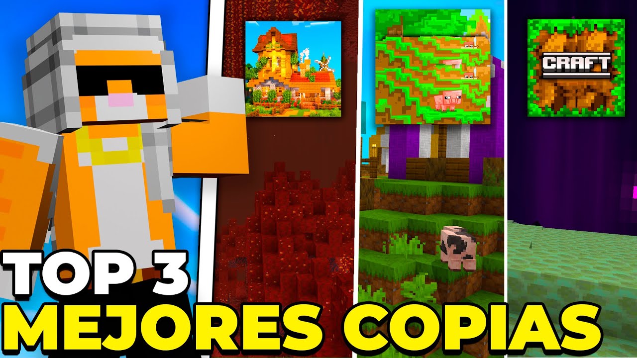Las 3 MEJORES COPIAS DE CRAFTING and BULDING 😎👍