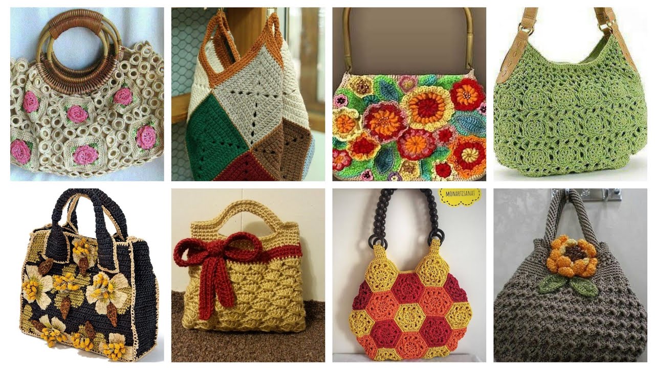 300+attractive Top crochet hand bags Designs ideas for everyone