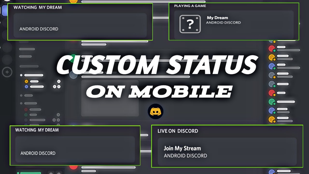 How to set custom status on Mobile - Discord custom playing status on Mobile