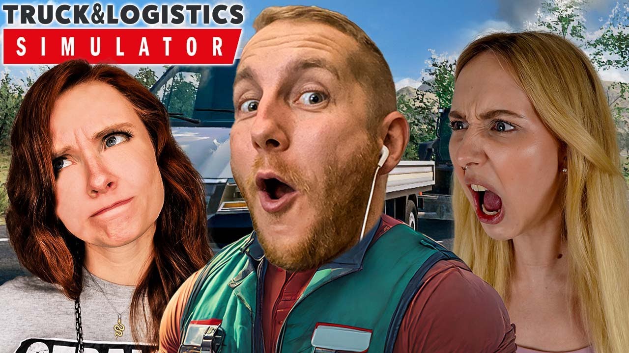 Mit dem TIEFLADER auf Kollisionskurs! Die Mädels rammen #05 | Truck & Logistics Simulator | LKW Sim
