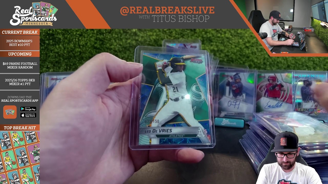 2025 Bowman's Best #10 Pick Your Team (3/11/26)