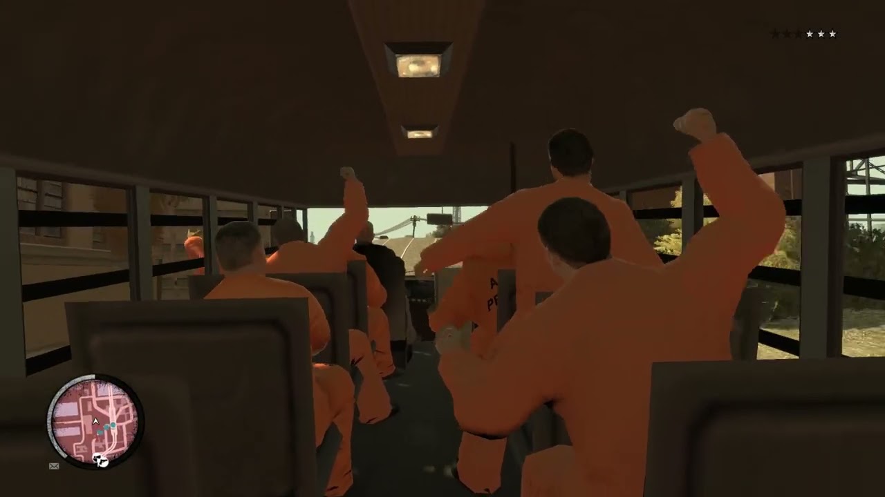 Off Route bus ride INSIDE VIEW the whole time