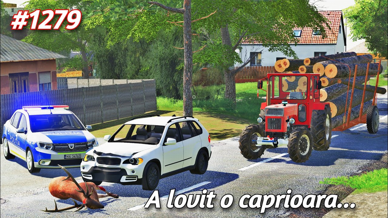 Roleplay pe Dumesti///AM FĂCUT O ÎNCĂRCĂTURĂ PREA MARE [1279]-Farming Simulator 19