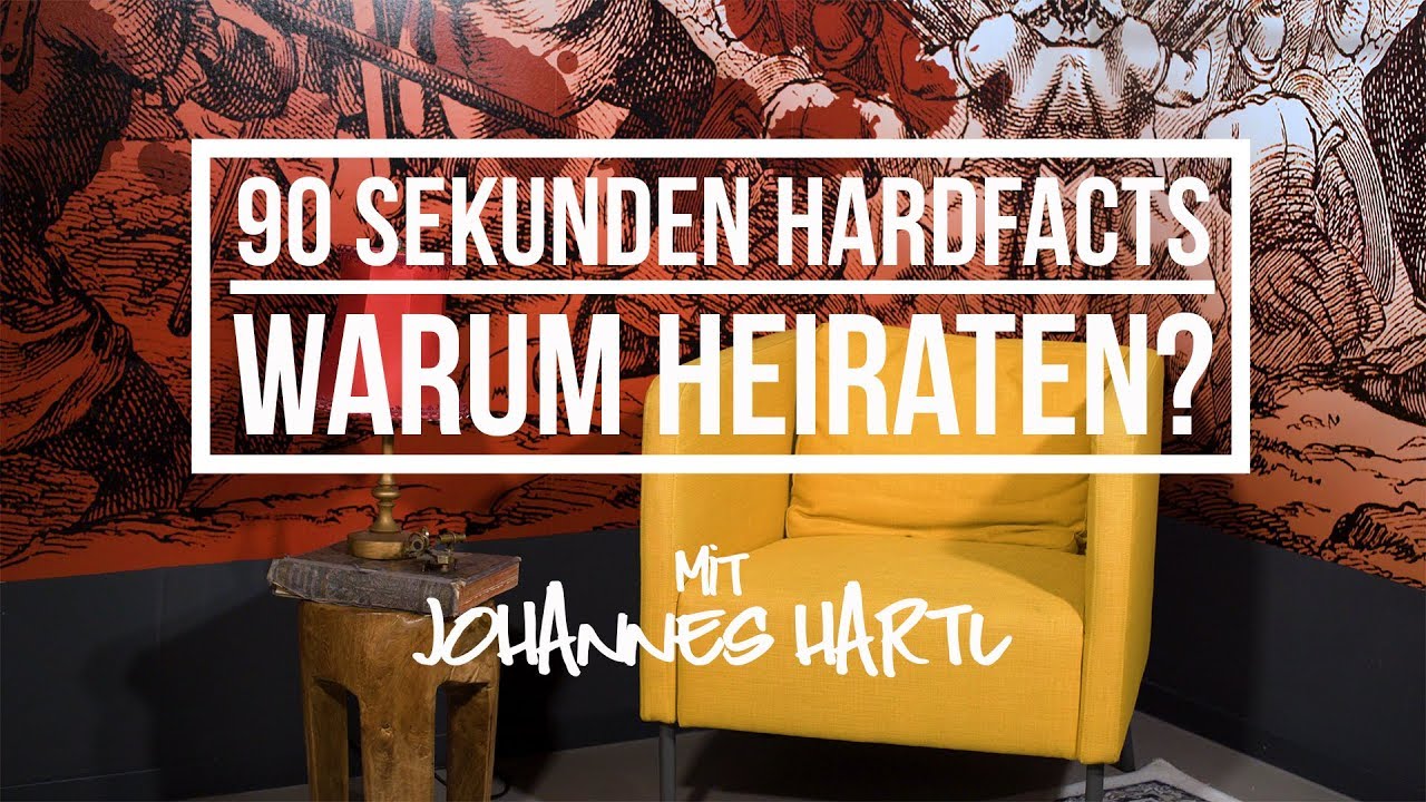 Warum heiraten? - 90 Sekunden Hardfacts mit Johannes Hartl​