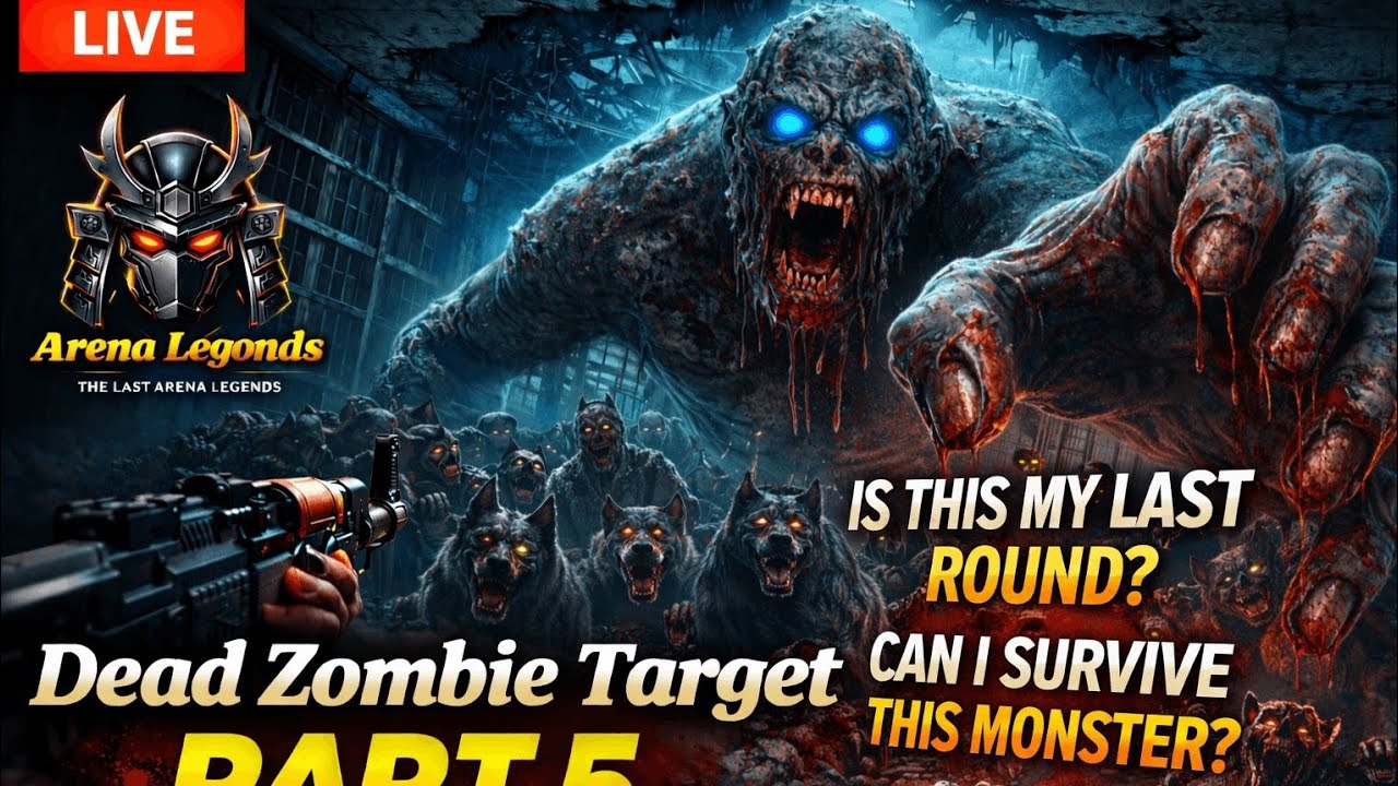 Dead Zombie Target LIVE 🧟 Part 5 – Giant Prison Boss Awakens in Central Jail Is This My Final Fight?