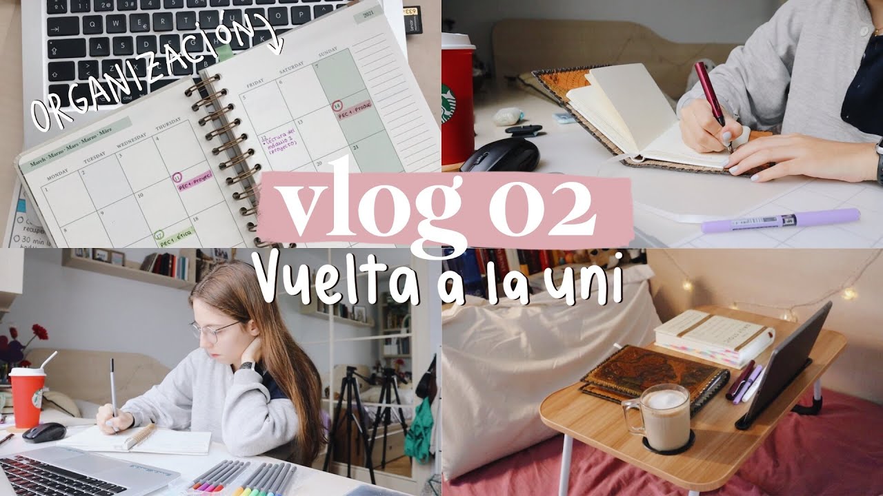 #VLOG: organizándome para la vuelta a la universidad, notion, agenda nueva, bullet journal...