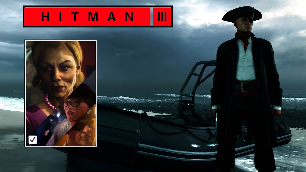 HITMAN 3 - LES INDEX / THE INDICES  DÉBLOQUER STRIKER V3 - ARCADE CIBLE FUGITIVE ASSASSIN SILENCIEUX