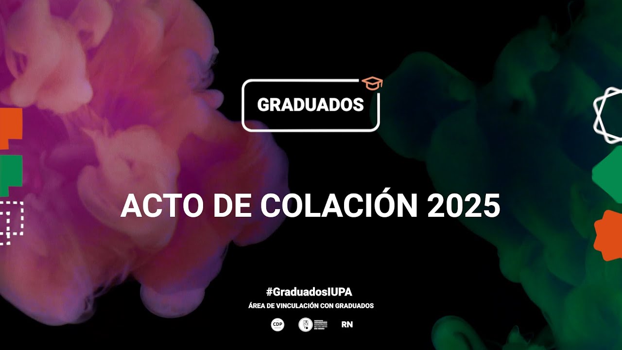 Acto de colación de grado del Instituto Universitario Patagónico de las Artes. Noviembre 2025