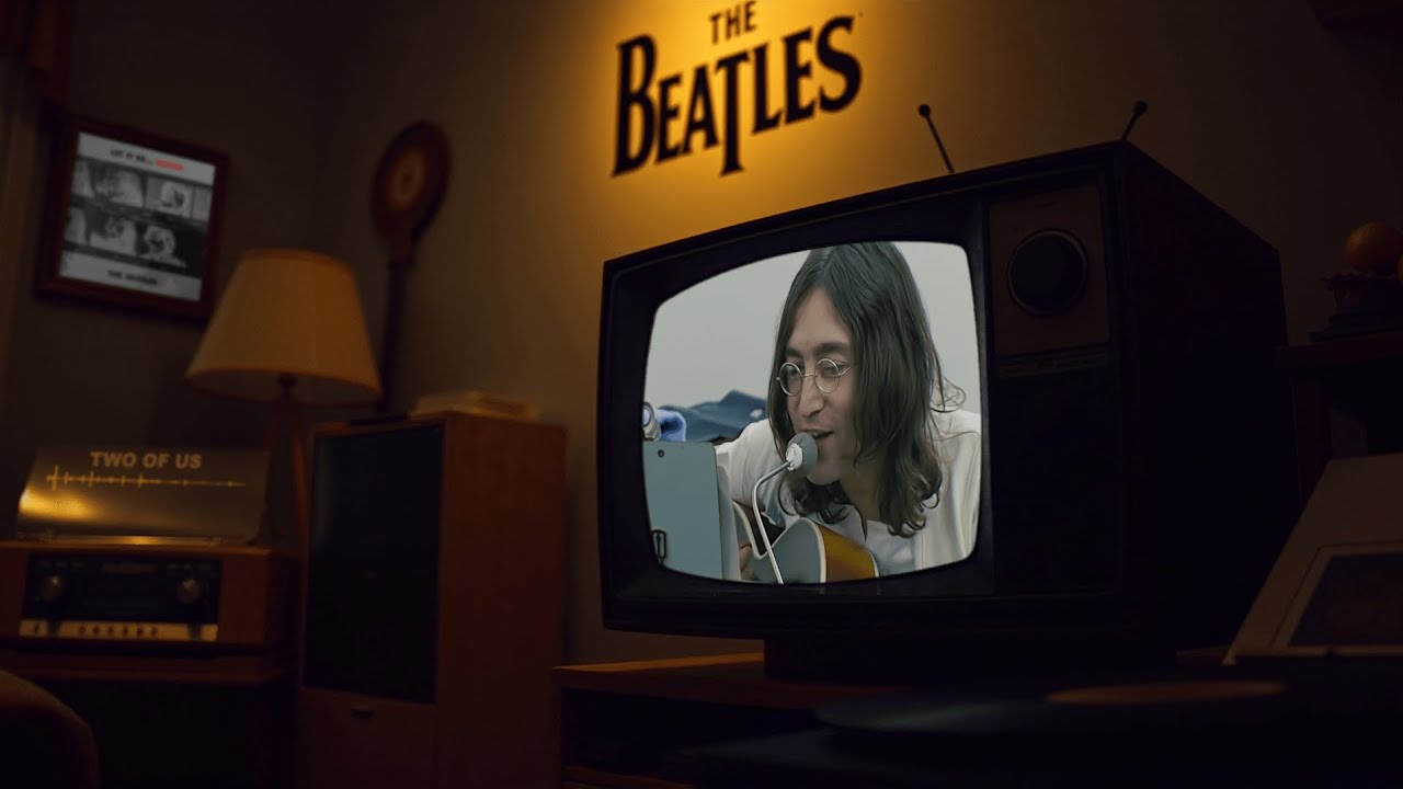 The Beatles - Two of Us (Instrumental) - Let It Be Naked (1970)