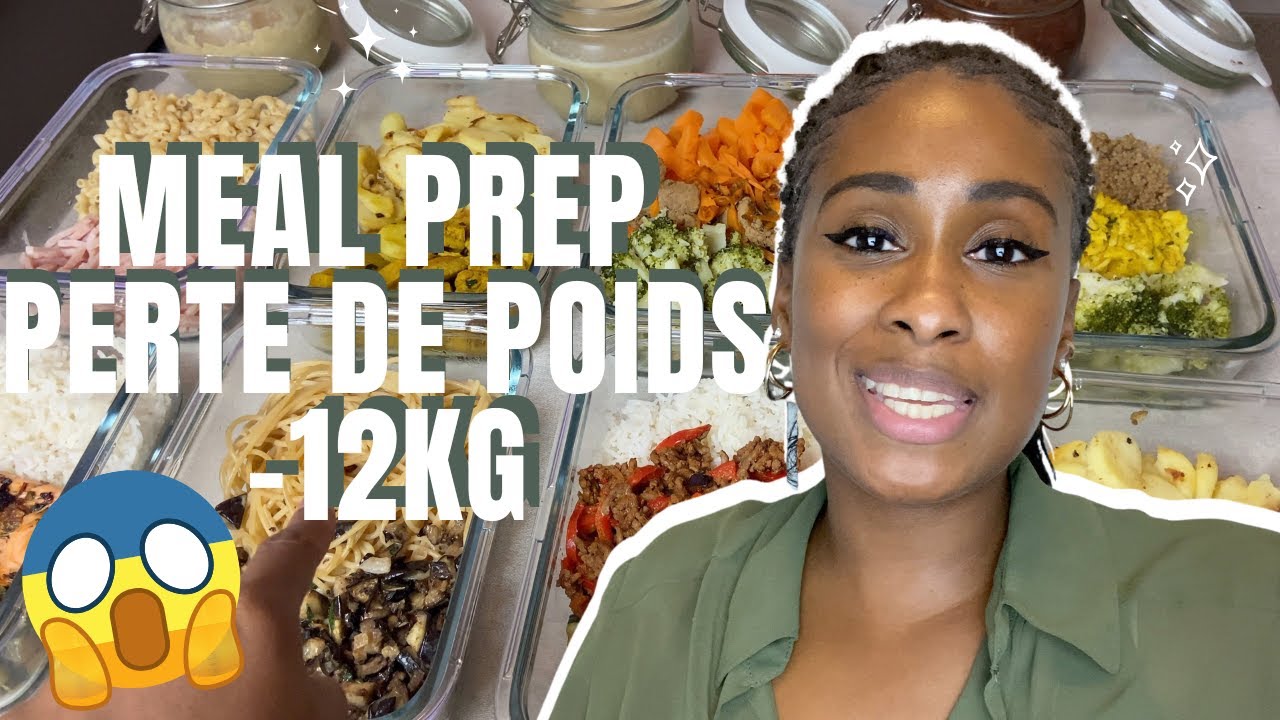 🍝MEAL PREP PERTE DE POIDS -12KG 😱| RETOUR DE COURSES ET IKEA
