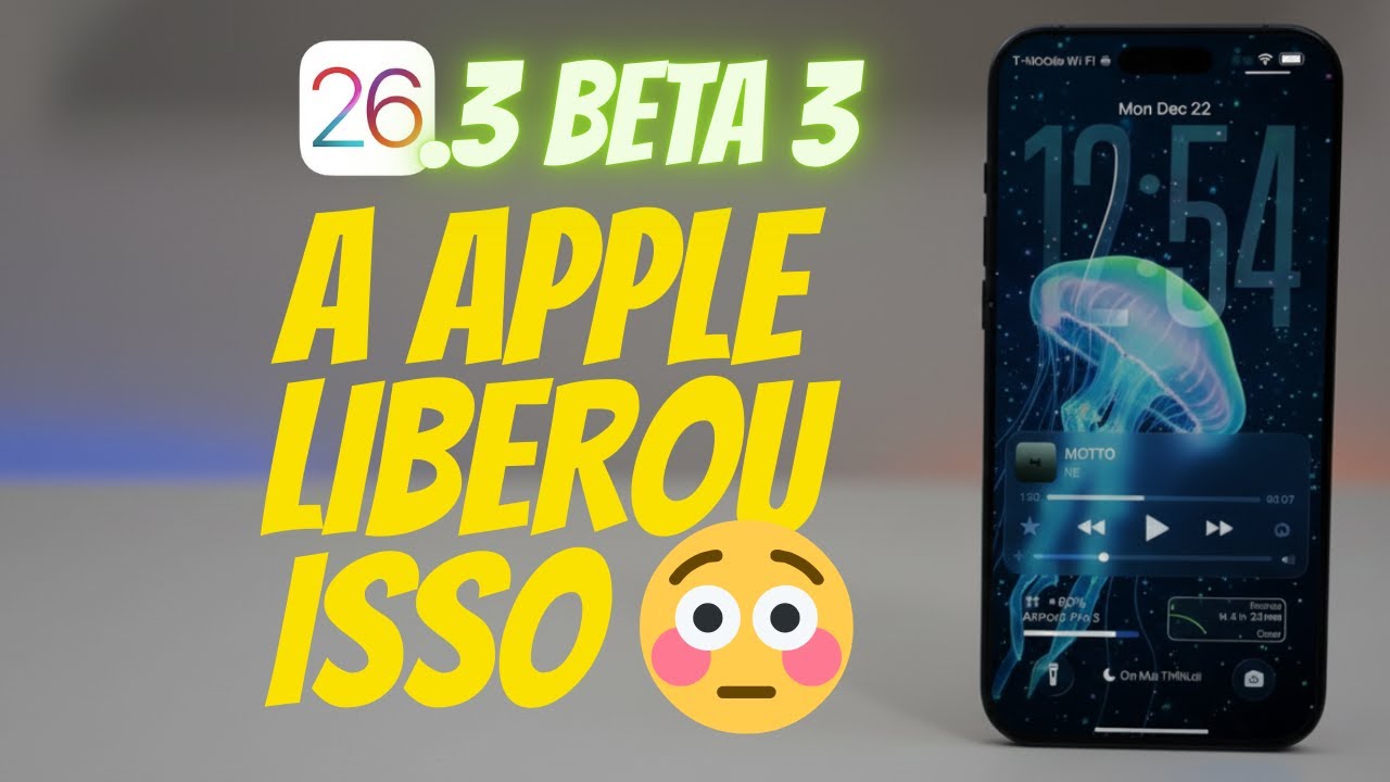 iOS 26.3 Beta 3 LIBERADO! 🔥 RCS com criptografia, Android, privacidade e o que MUDA no iPhone