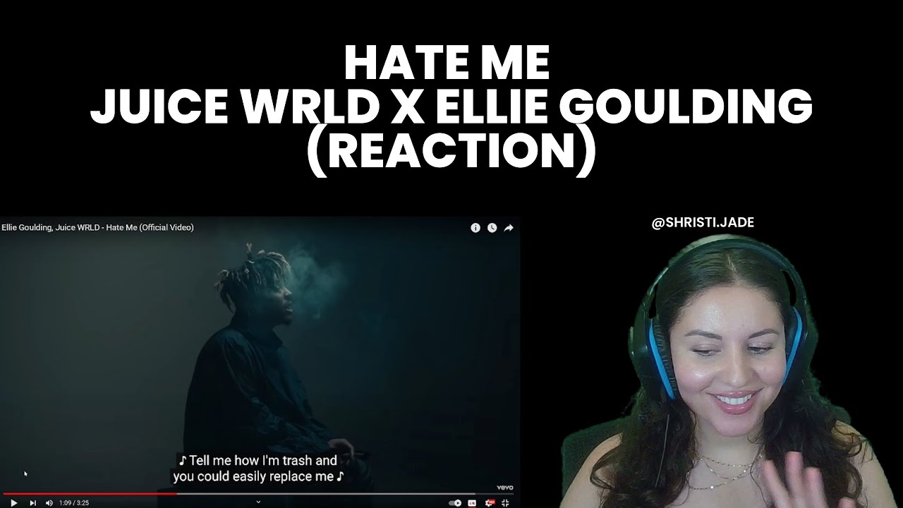 REACTING TO #juicewrld and #elliegoulding  - Hate Me (Singer-songwriter reaction)