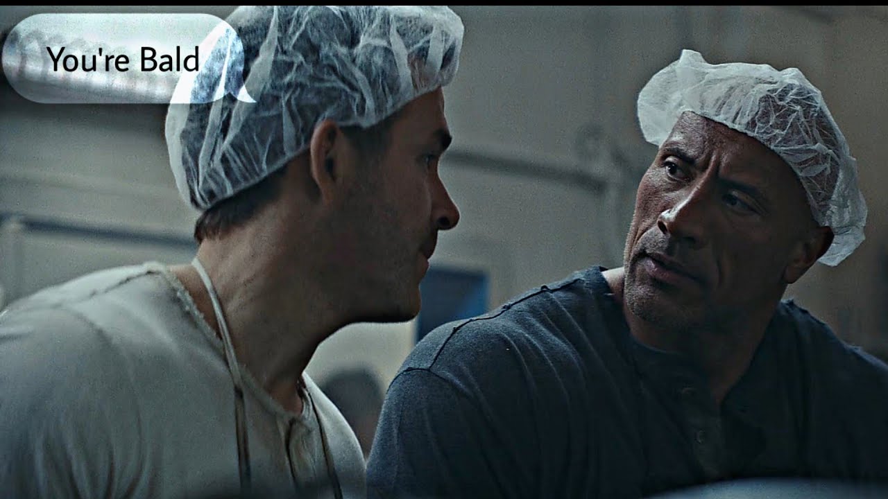 You're Bald - Red Notice 2021 Movie Scene | Dwayne Johnson, Ryan Reynolds