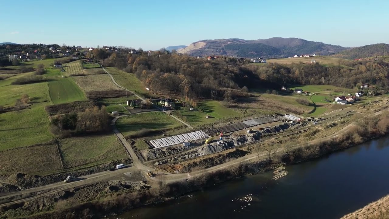 Przebudowa linii kolejowej 104 na Rdziostowie k. Nowego Sącza