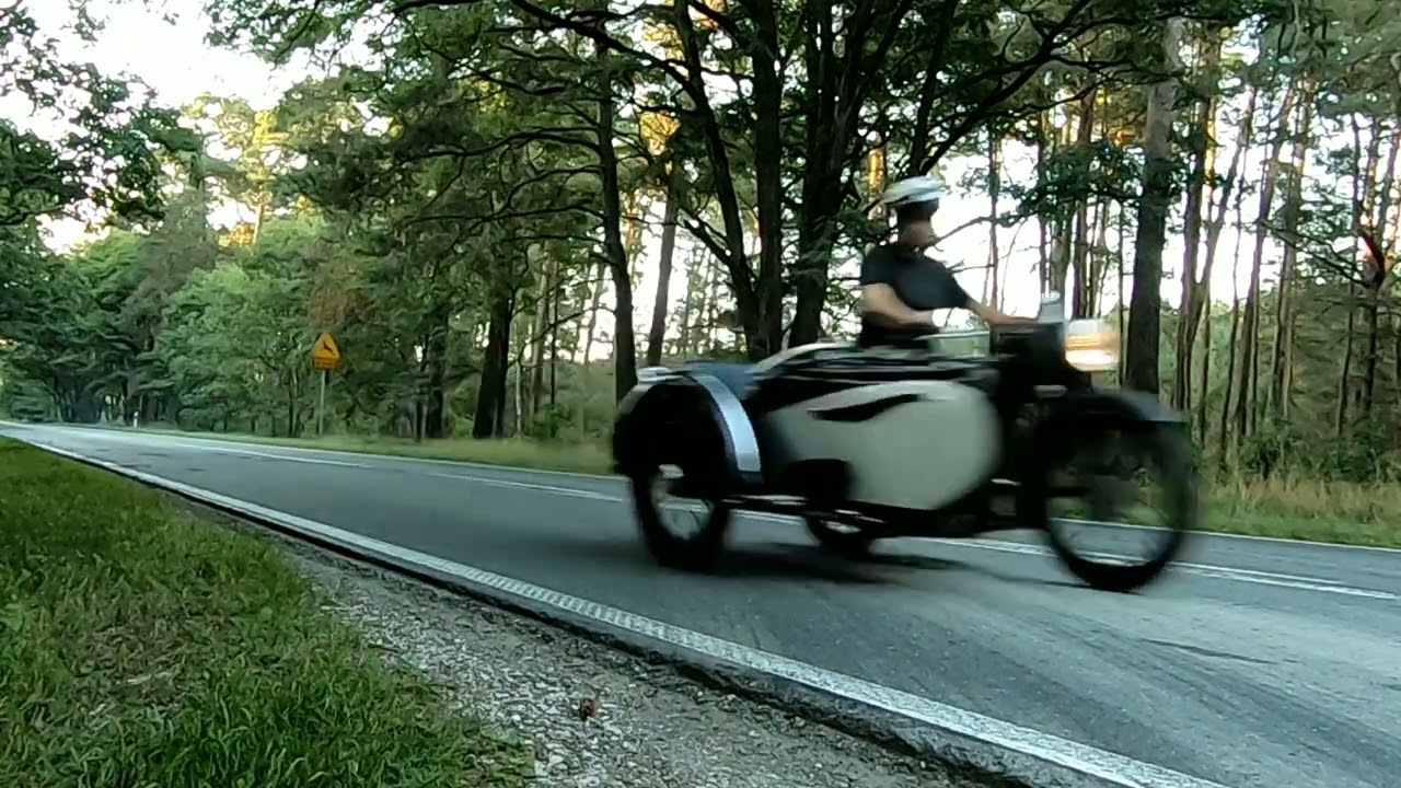 DKW NZ250 z wozkiem bocznym/ mit Seitenwagen