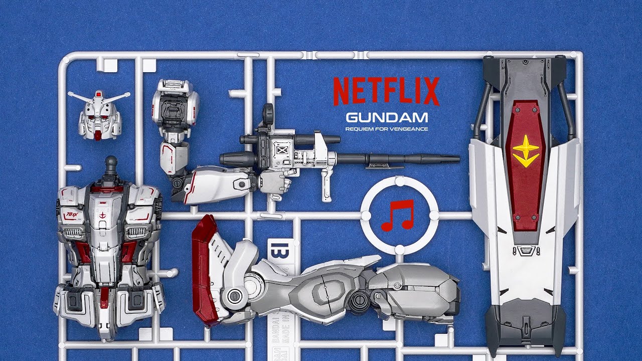 ♪Build: Netflix Gundam | RX-78(G)E | Satisfying beat building | Speed build | Model Kit