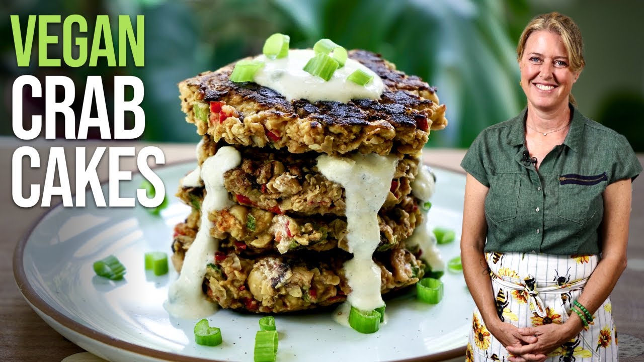 How To Make Delicious Plant-Based Crab Cakes (oil-free)