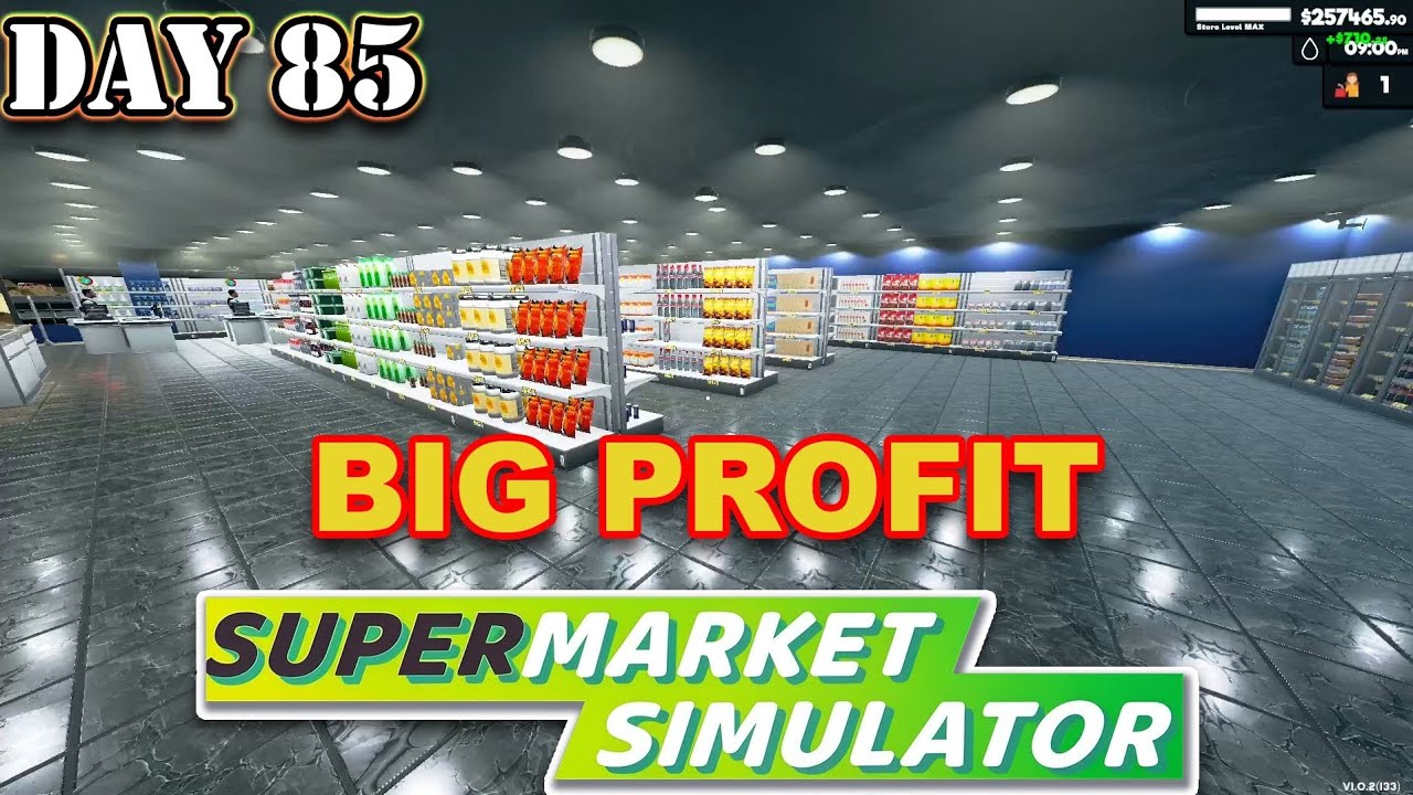 Steady Grind & Security Fails! Profitable Day With Smooth Operations | Day 85 Supermarket Simulator